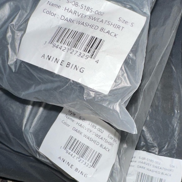 Anine Bing Harvey Sweatshirt with Hoodie (VARIOUS SIZES AVAILABLE) - Picture 5 of 7